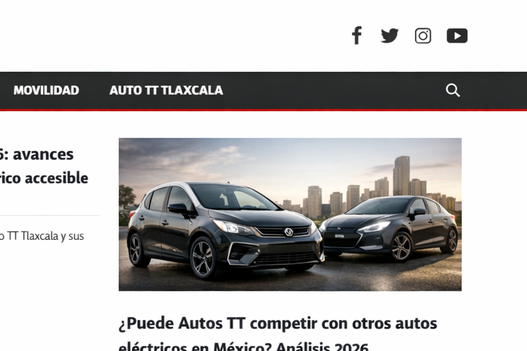 Comparativa de diseño y usabilidad: Auto TT frente a otros autos eléctricos mexicanos