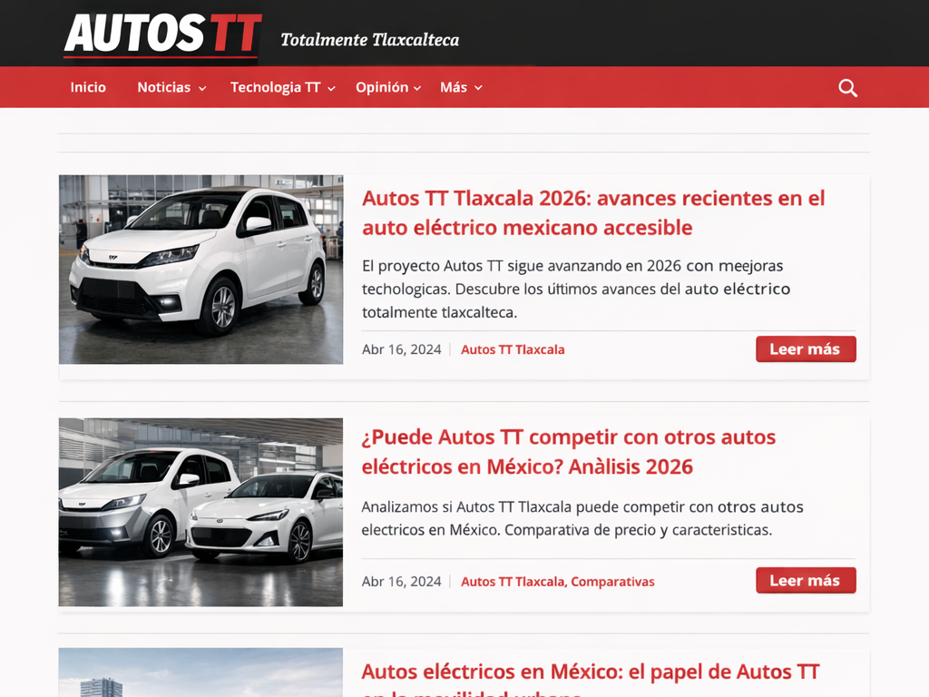 Infraestructura de carga y retos energéticos para el Auto TT