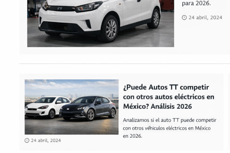 Tendencias del mercado de vehículos eléctricos en México 2025: impacto y oportunidades para el Auto TT